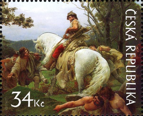 Oldřich and Božena, František Ženíšek (1884)