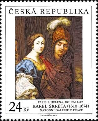 Karel Škréta (1610-1674): Paris and Helen, around 1672