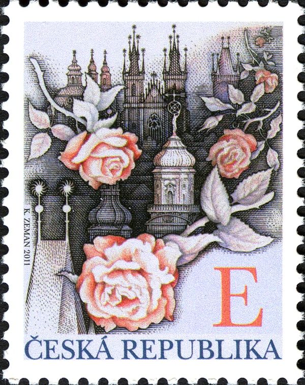 Roses above Prague