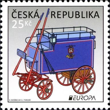 Europa 2013 - Postal Means of Transportation