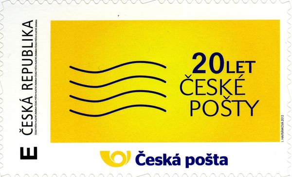 20 Years of Česká pošta, s.p. - horizontal