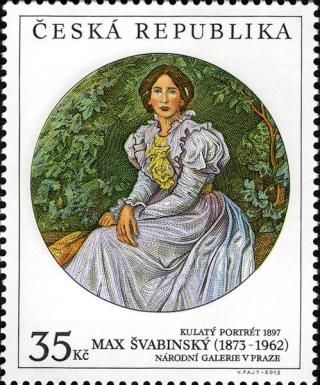 Max Švabinský (1873–1962) - "The round portrait" 1897