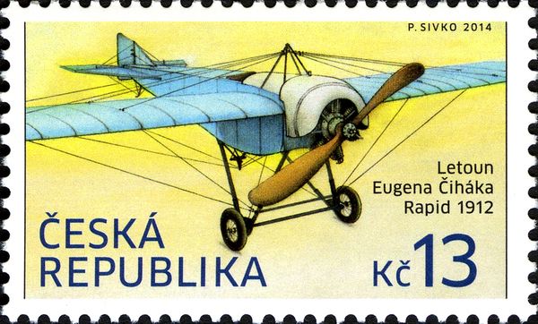 Eugen Čihák’s airplane: Rapid, 1912