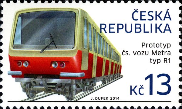 Prototype of the 1st Czechoslovak car for the Prague Metro