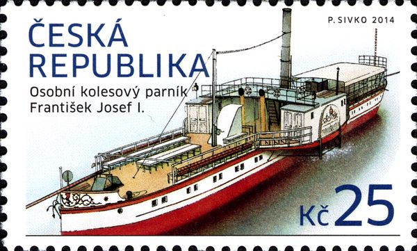 Passenger paddle steamer, The Franz Joseph I