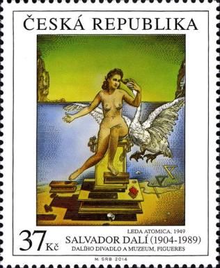 Salvador Dalí (1904-1989): Leda Atómica, 1949