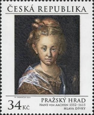 Prague castle: Hans von Aachen – Woman´s head