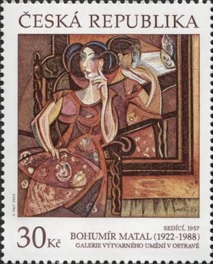 Sitting, by Bohumír Matal (1957)