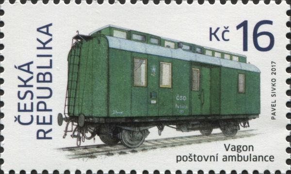 Historical Vehicles: Railroad mail car
