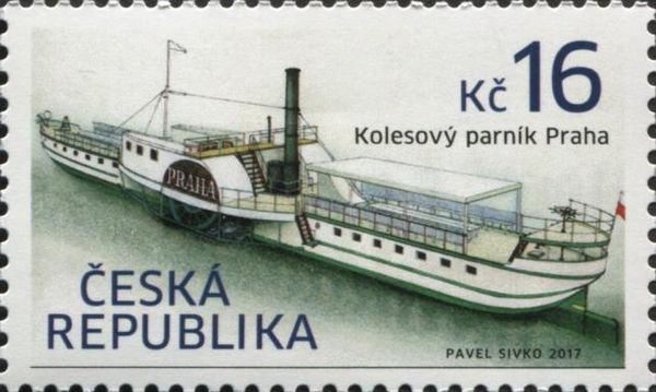 Paddle steamer Prague