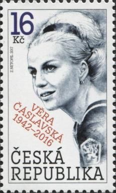 Věra Čáslavská (1942-2016), gymnast
