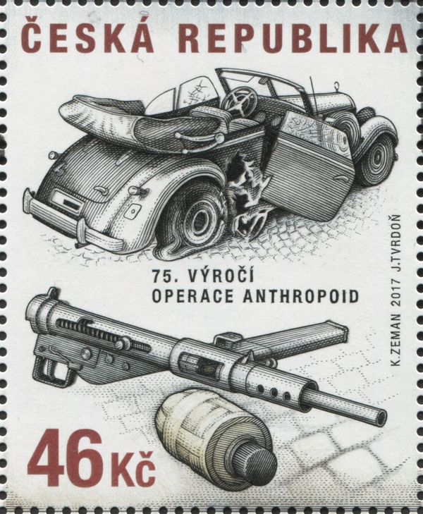 Symbols of the assassination of Reinhard Heydrich