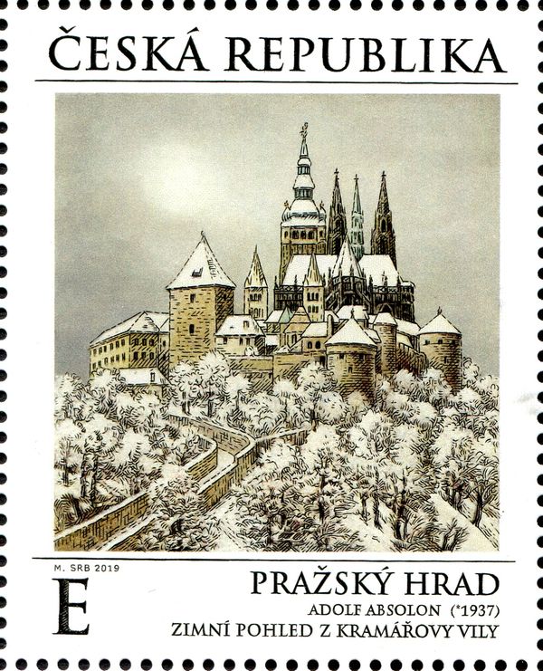 Prague Castle In Winter