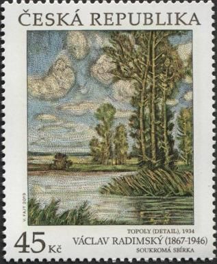 Poplars (detail), Václav Radimský