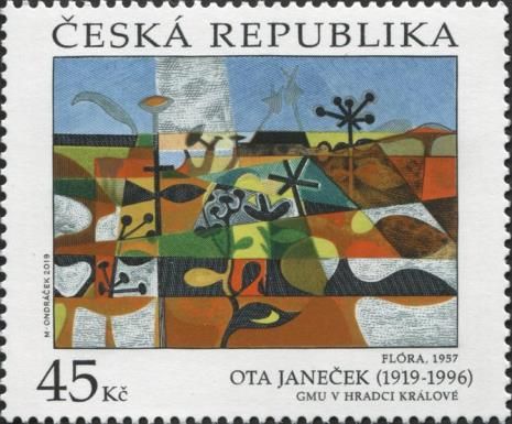 Works of Art on Stamps: Ota Janeček