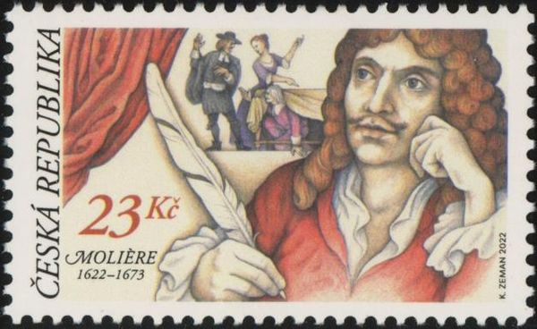 Molière, Author, 400th Anniversary of Birth