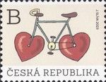 Bicycle with Heart Wheels