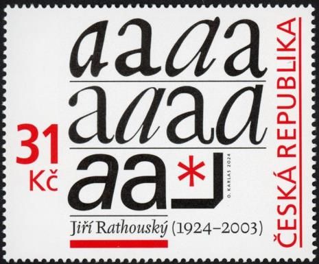 Artworks on stamps: Jiří Rathouský