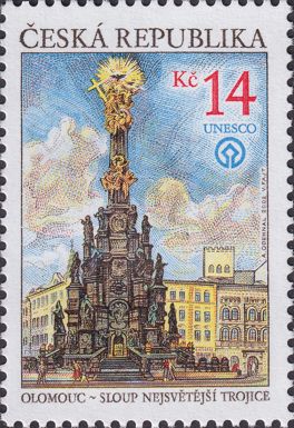 Baroque column in Olomouc (UNESCO World Heritage)