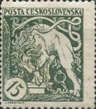 Bohemian Lion breaking its Chains
