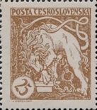 Bohemian Lion breaking its Chains