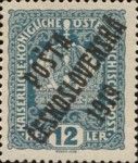 Austrian Stamps of 1916-18 overprinted in black or blue
