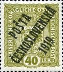 Austrian Stamps of 1916-18 overprinted in black or blue