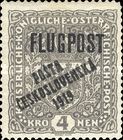 Austrian Airmail overprinted