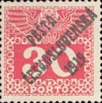 Austrian Postage Due Stamps from 1908/13 overprinted