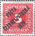 Austrian Postage Due Stamps from 1916 overprinted