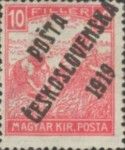 Hungarian Stamps from 1916 overprinted