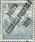 Hungarian Stamps from 1916-18 overprinted
