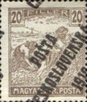 Hungarian Stamps from 1916-18 overprinted