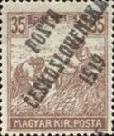 Hungarian Stamps from 1916-18 overprinted