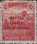 Hungarian Stamps from 1919 overprinted