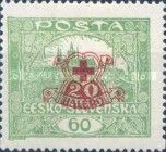 Hradcany at Prague - overprint Red Cross