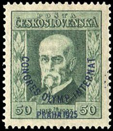 Tomáš Garrigue Masaryk - Olympic Congress in Prague