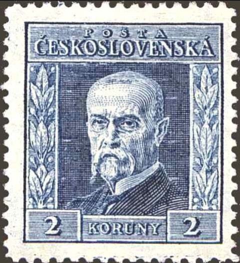 Tomáš Garrigue Masaryk (1850-1937), president - TYPE I