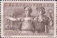 Czech and Soviet steel workers