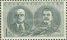 Vladimir Lenin and Josef Stalin