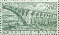Railway viaduct near Mezihoří, part of the village Dolní Lou