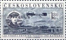 Portrait of Jan Kašpar AND BLERIOT XI