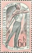 Gymnast with stick