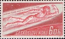 1st man in space, Yuri A. Gagarin, Apr. 12, 1961