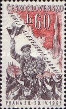 Gagarin Praha 1961