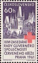 Charles Bridge, St. Nicholas Church and Hradcany at Prague