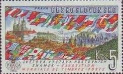 Prague and flags