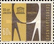 Symbolic Handshake and UNESCO emblem
