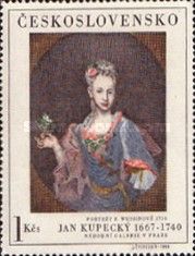 Portrait of Mrs. F. Wussin, Jan Kupecky (1667-1740)