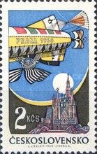 Airship over Prague